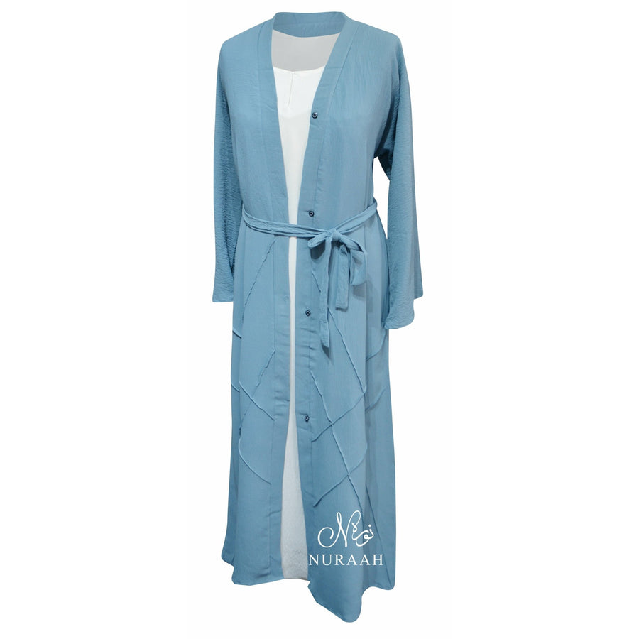 PINTUCK KIMONO ARABIAN BLUE - NURAAH