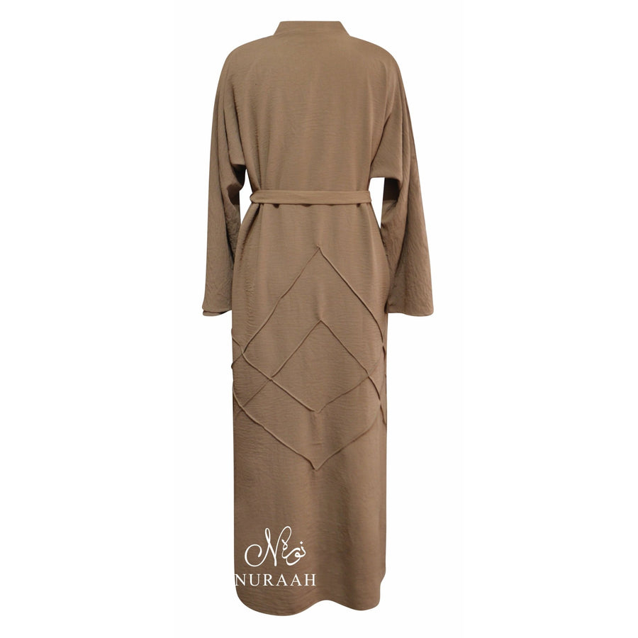 PINTUCK KIMONO CAMEL - NURAAH