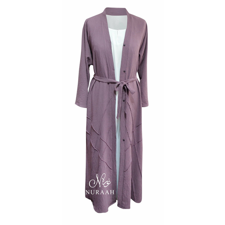 PINTUCK KIMONO DUSKY ORCHID - NURAAH