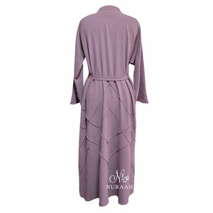 PINTUCK KIMONO DUSKY ORCHID - NURAAH