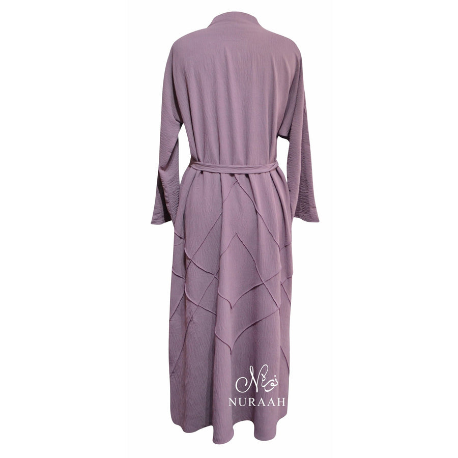 PINTUCK KIMONO DUSKY ORCHID - NURAAH