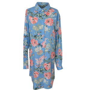 PLUS SIZE PRINTED RAYON SHIRT - NURAAH