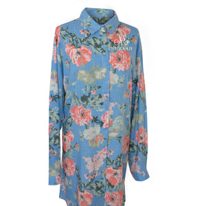 PLUS SIZE PRINTED RAYON SHIRT - NURAAH