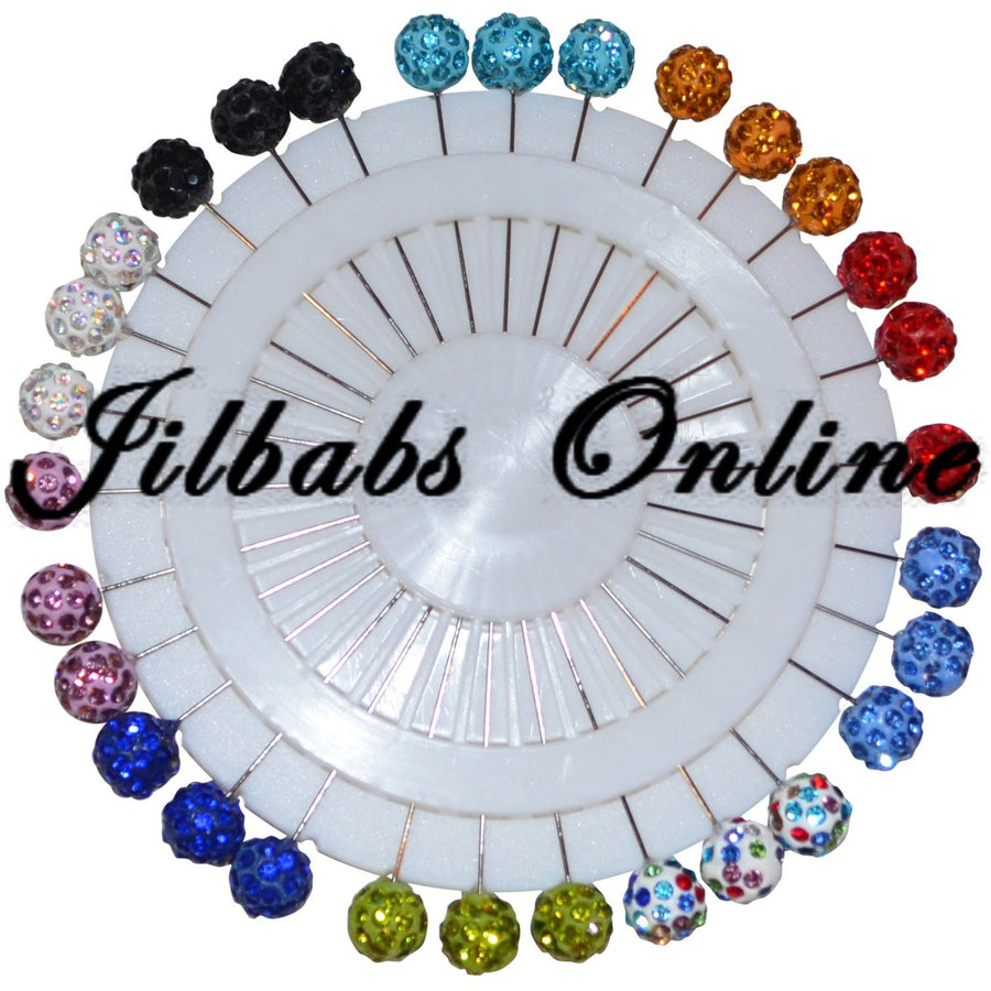 SHAMBALA HIJAB PIN WHEEL (multi colour) 30 pins - NURAAH