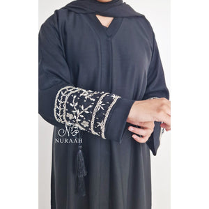 USWA HAND EMBELLISHED ABAYA - NURAAH