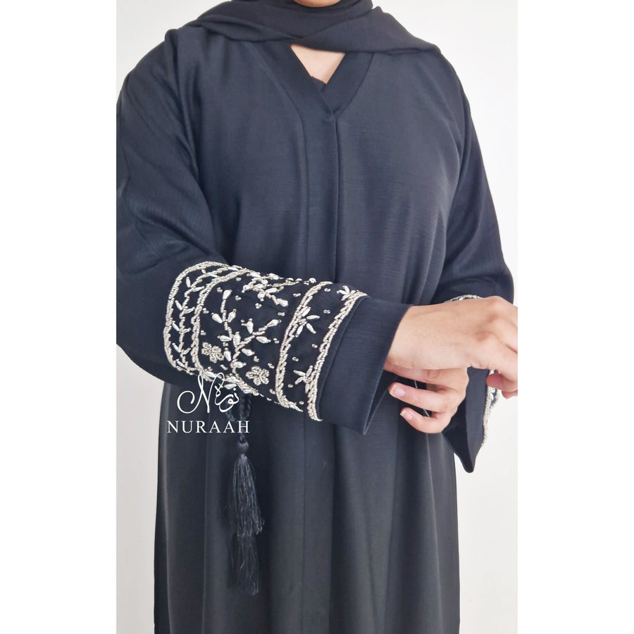 USWA HAND EMBELLISHED ABAYA - NURAAH