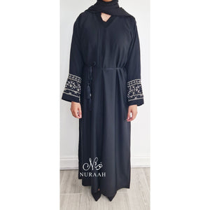 USWA HAND EMBELLISHED ABAYA - NURAAH