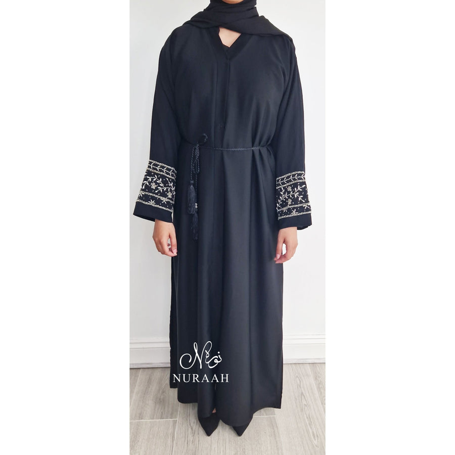 USWA HAND EMBELLISHED ABAYA - NURAAH