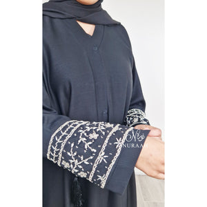 USWA HAND EMBELLISHED ABAYA - NURAAH