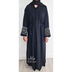 USWA HAND EMBELLISHED ABAYA - NURAAH