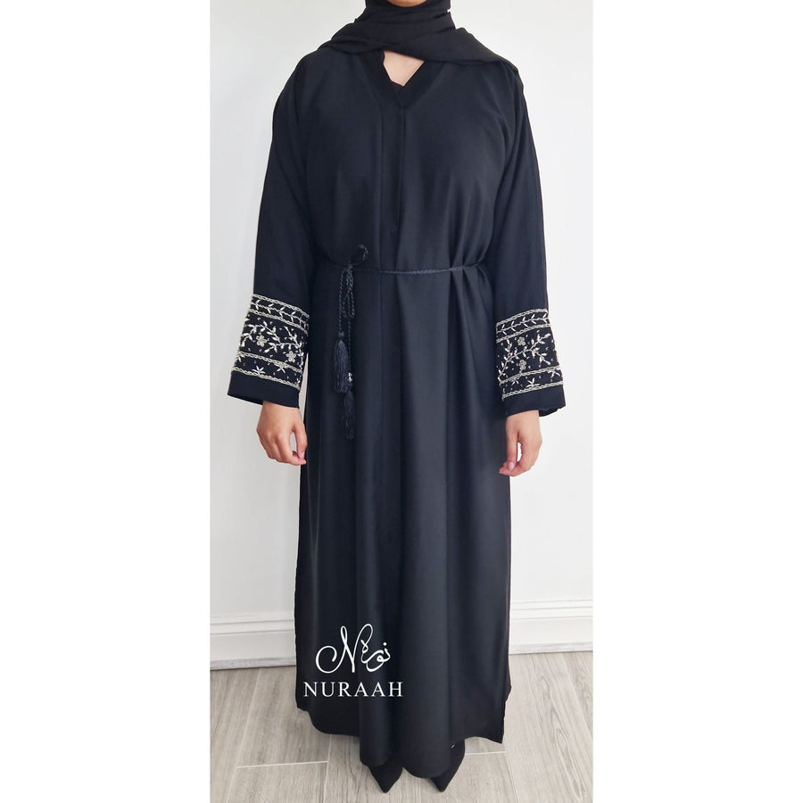 USWA HAND EMBELLISHED ABAYA - NURAAH